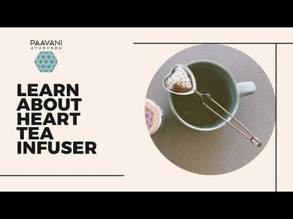 Heart Tea Infuser | Stainless Steel Strainer for Loose-Leaf Tea Rituals